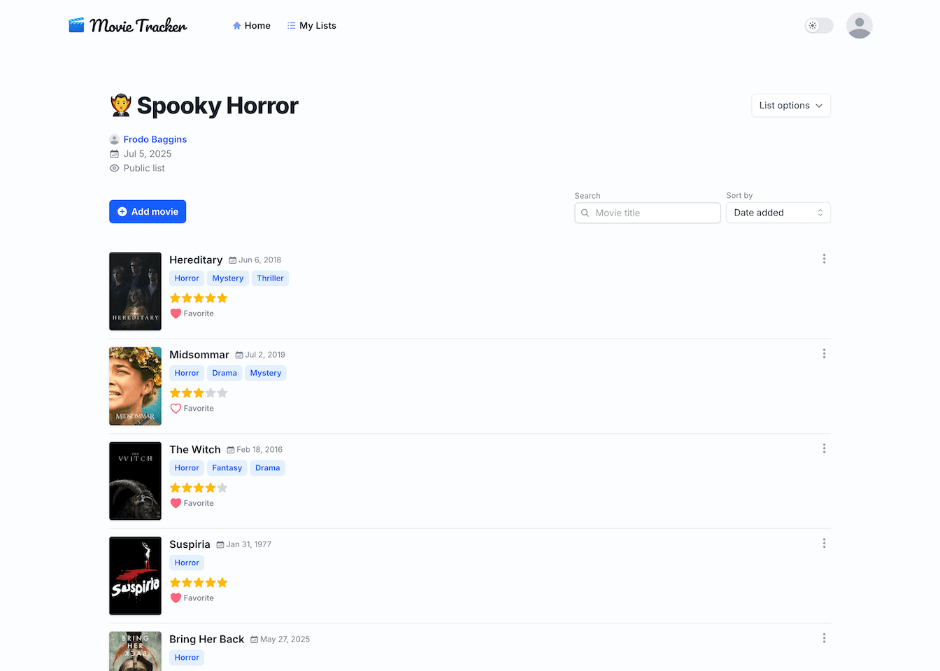 Movie Tracker
